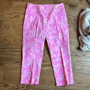 Lilly pulitzer vintage pants pink